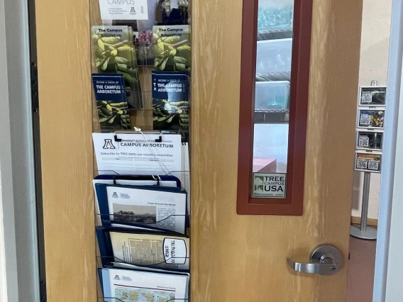 Herring Hall Literature Display