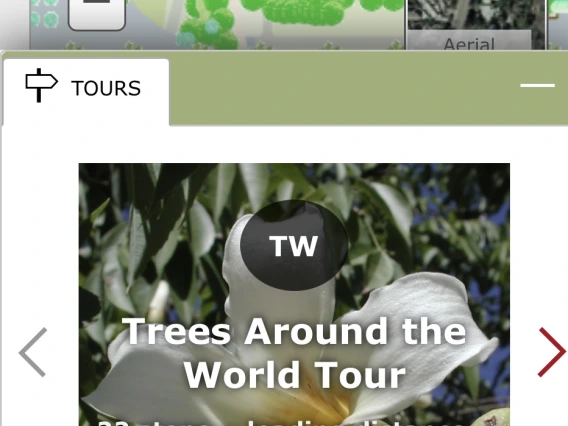 Mobile Tour Screen