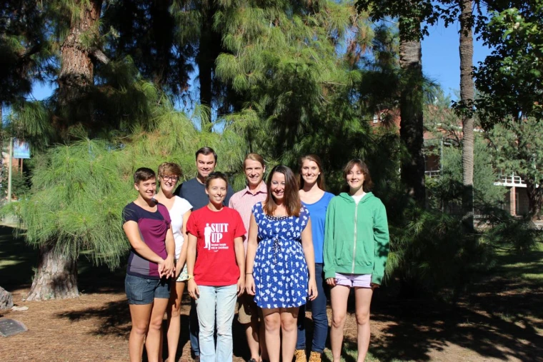 Fall 2014 Campus Arboretum Student Interns.